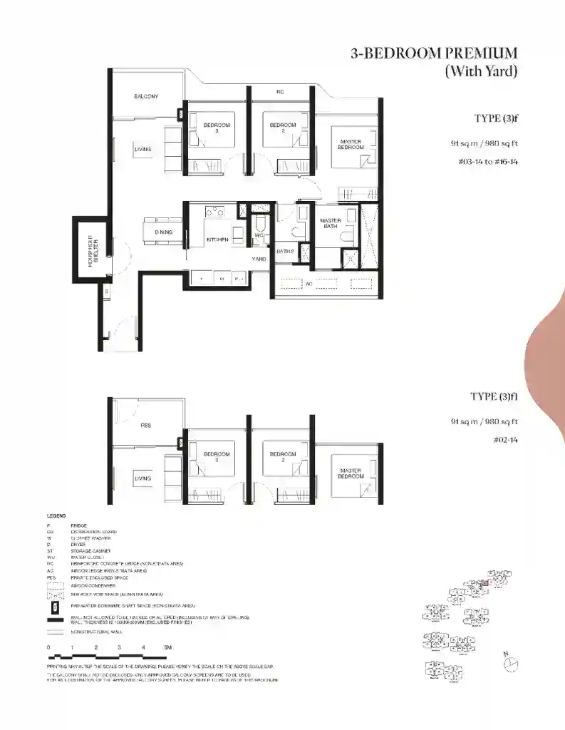 victoria village floor plan 3 bedroom premium yard type 3f victoria village floor plan 3 bedroom premium yard type 3f